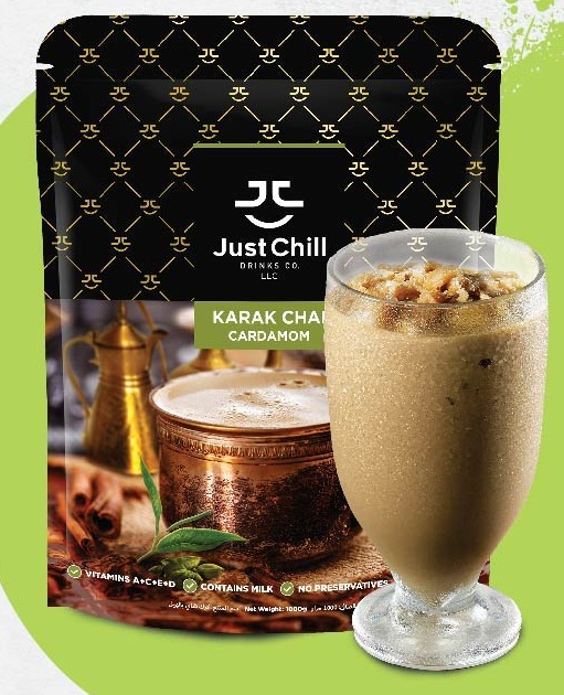 Frozen Karak recipe with Just Chill products
