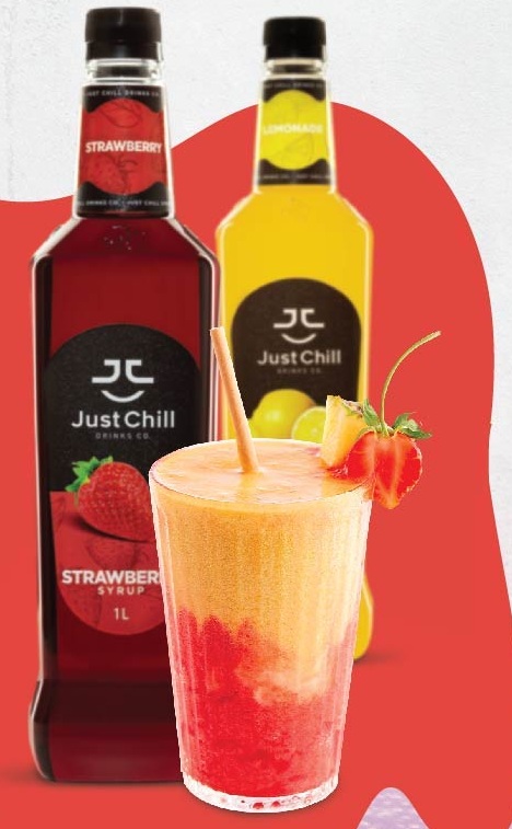 Miami Vice recipe with Just Chill products