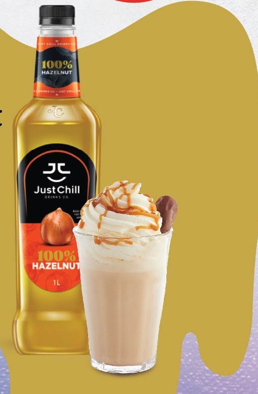 100% Hazelnut recipe with Just Chill products